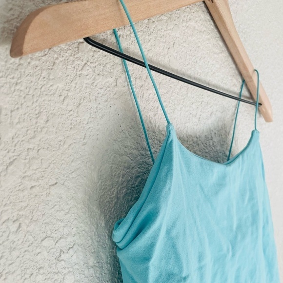 Free People Blue Skinny Strap Bodysuit - Picture 3 of 10